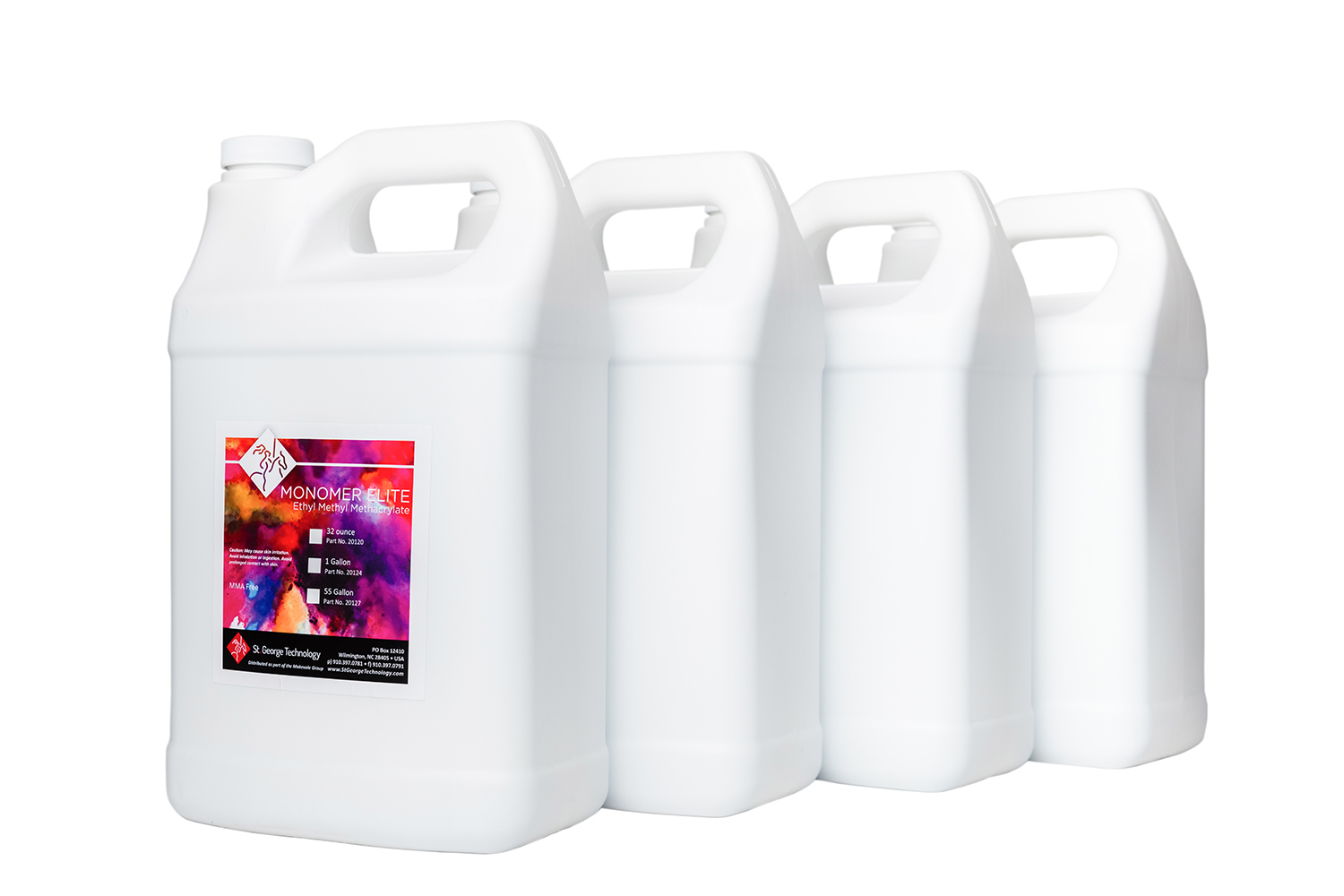 Monomer 4 x 1 Gallon liquid monomer, wholesale liquid nail monomer, odorless nail liquid, mma free monomer
